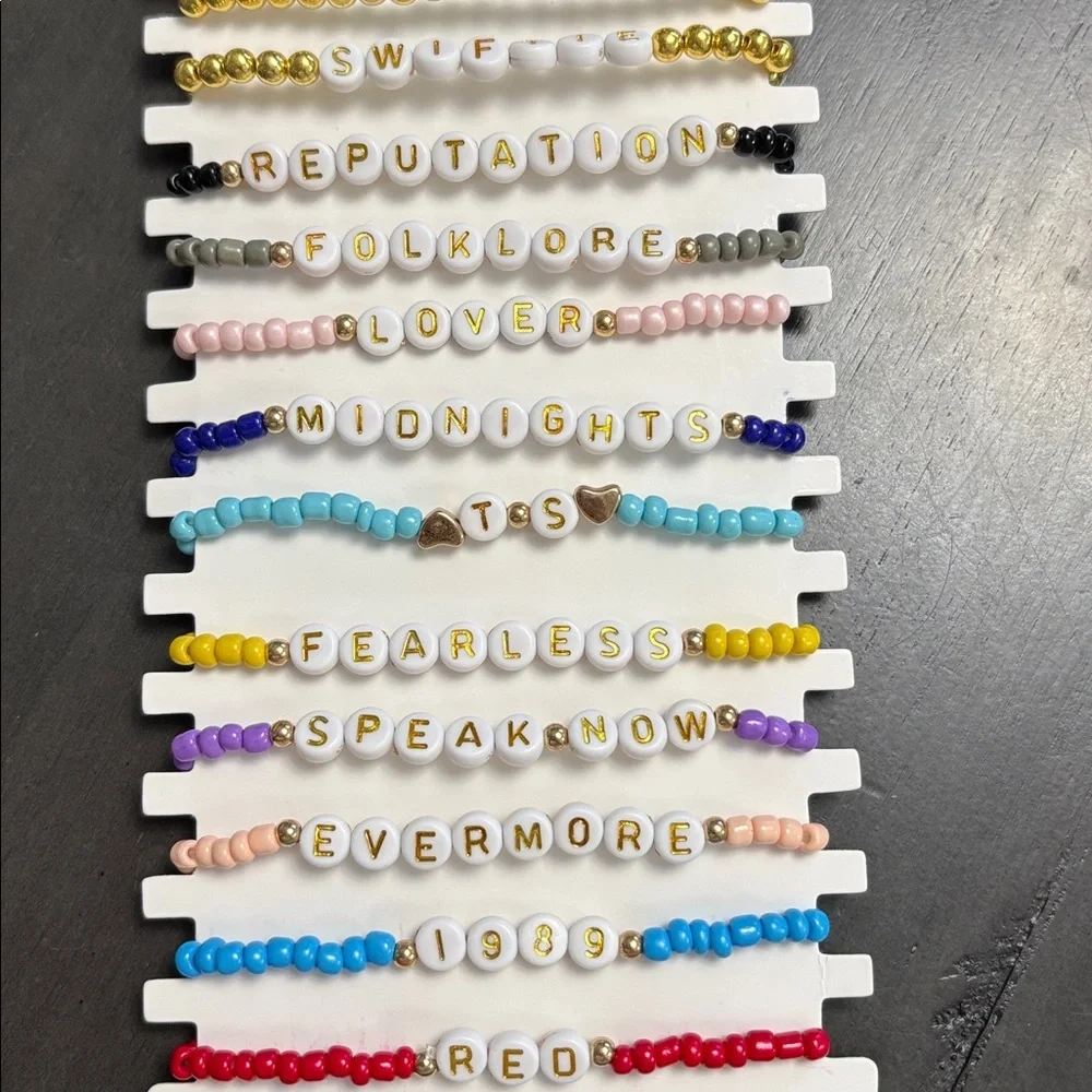 Taylor Swift Friendship Bracelets Colorful Beaded Kids Bracelets Set